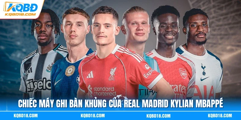 “Chiếc máy ghi bàn” khủng của Real Madrid Kylian Mbappé