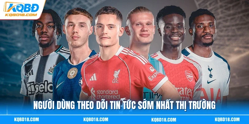 Người dùng theo dõi tin tức sớm nhất thị trường