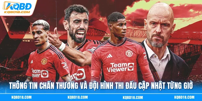 Thông tin chấn thương và đội hình thi đấu cập nhật từng giờ