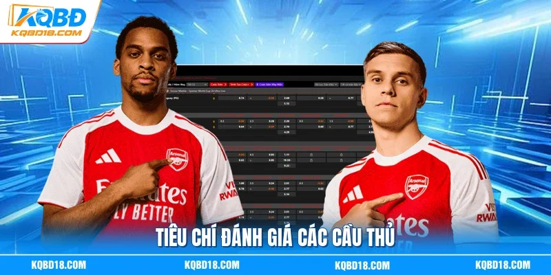 Tiêu chí đánh giá các cầu thủ
