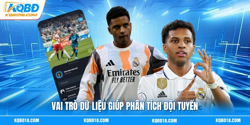 Vai trò dữ liệu giúp phân tích đội tuyển
